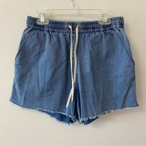 Wilfred High Waist Denim Blue Shorts